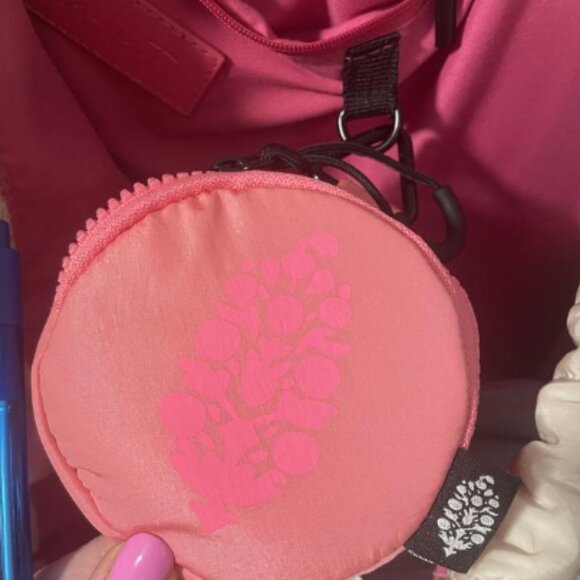 FREE PEOPLE Essentials Only Pouch in Hibiscus 💗 NWT - Picture 5 of 9